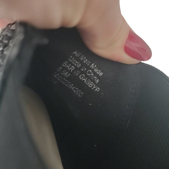 Bar III | Gabby Snake Print Vegan Leather Studded Heeled Chelsea Booties - Picture 11 of 11